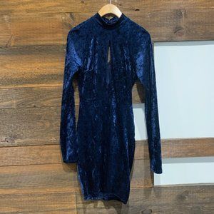 Velvet Long Sleeved Dress